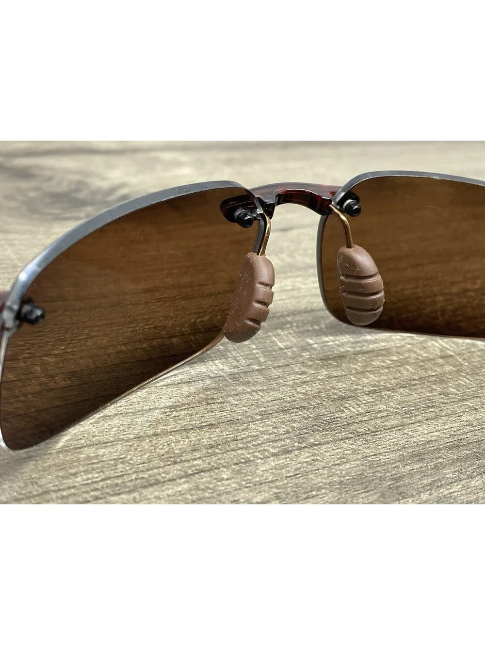 MAUI JIM KANAHA RX MJ-909-10 Japan Brown Wrap 61[]15-130 Sunglasses *FRAMES ONLY